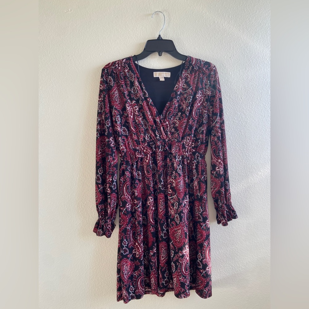 Long Sleeve Micheal Kors Elegant Womens Dress